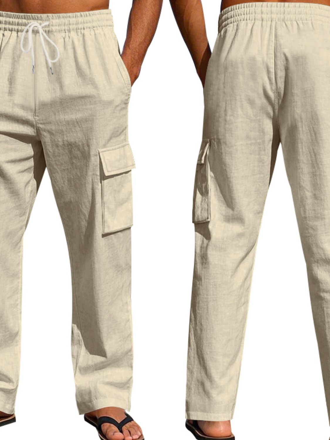 Men’s Relaxed Fit Drawstring Pants | Lightweight, Breathable Lounge & Travel Pants - Plume & Peak