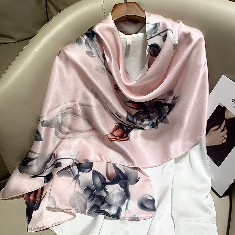 Plume & Peak The Art of Silk – Printed Scarf for Elevated Everyday
