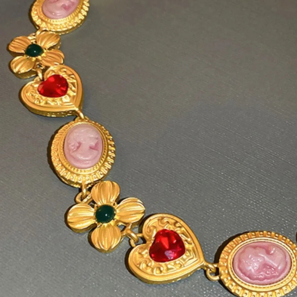 Sundara Gold Festival Necklace |Statement Choker - Plume & Peak