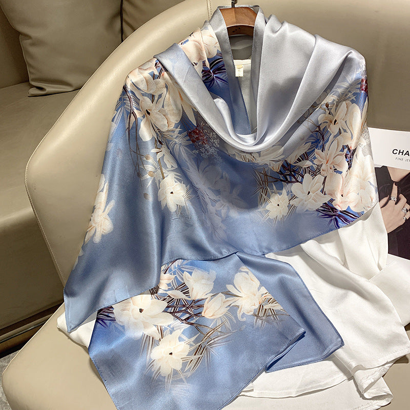 Plume & Peak The Art of Silk – Printed Scarf for Elevated Everyday