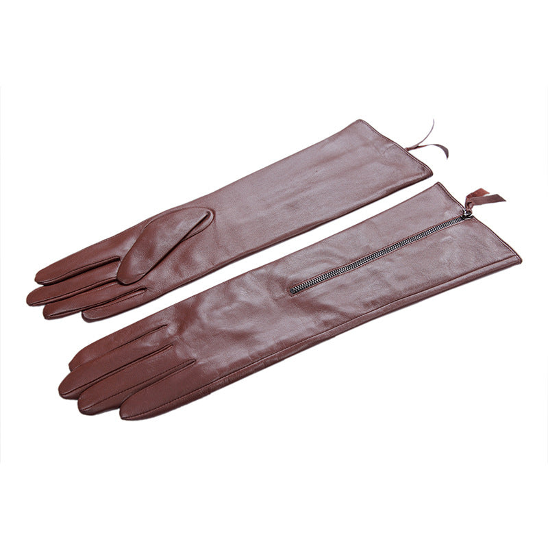 Z-Luxury Lambskin Leather Gloves – Elegant, Timeless, and Ultra-Chi - Plume & Peak