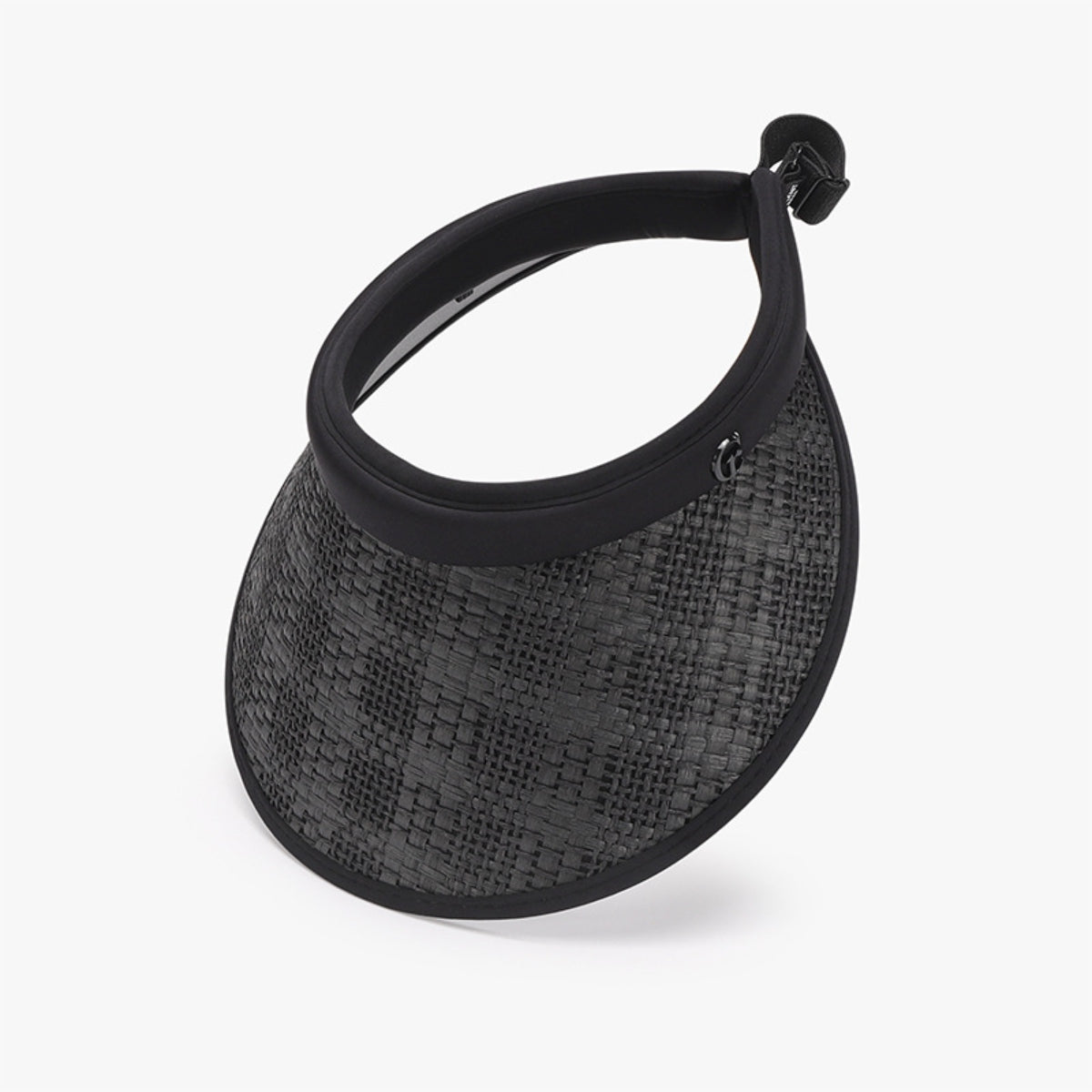 Solid Adjustable Weave Visor - Plume & Peak