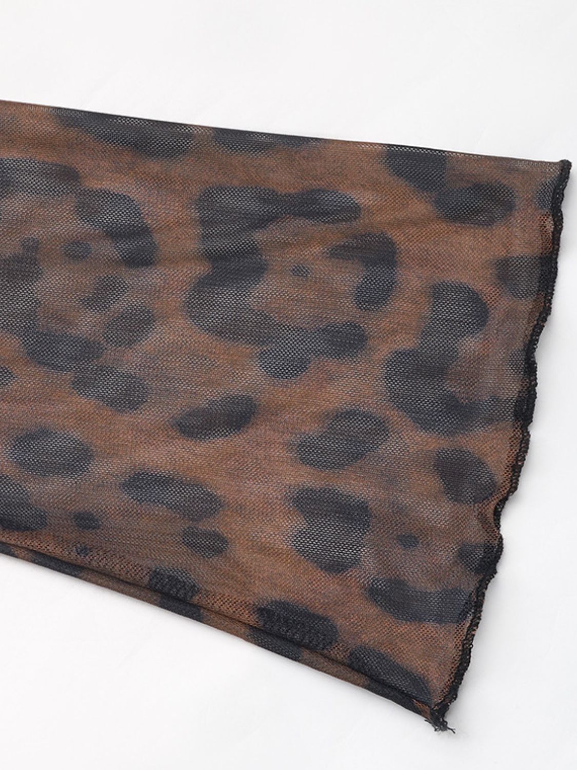 Leopard Lace V-Neck Bodysuit | Sheer, Stretchy & Statement-Making - Plume & Peak