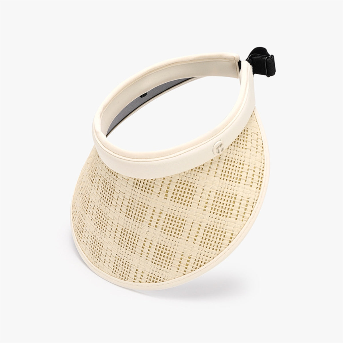 Solid Adjustable Weave Visor - Plume & Peak