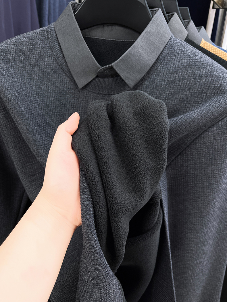 Sophisticated Layered Knit Pullover – Effortless Elegance - Plume & Peak