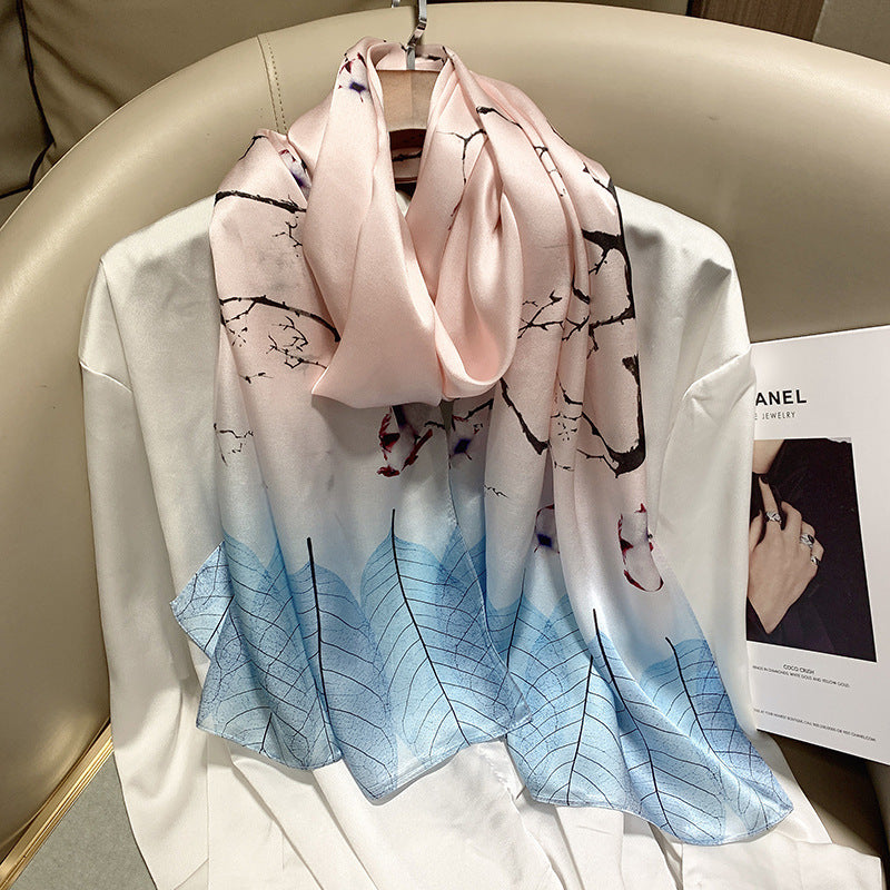 Plume & Peak The Art of Silk – Printed Scarf for Elevated Everyday