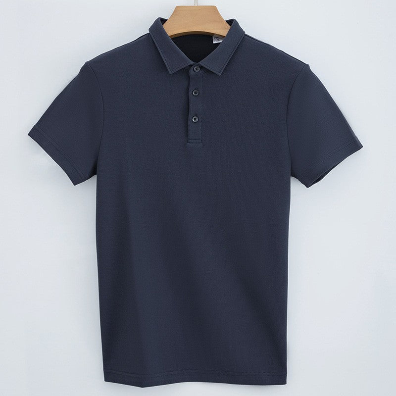 Premium DoubleFaced Cotton Polo Shirt for Men - Plume & Peak