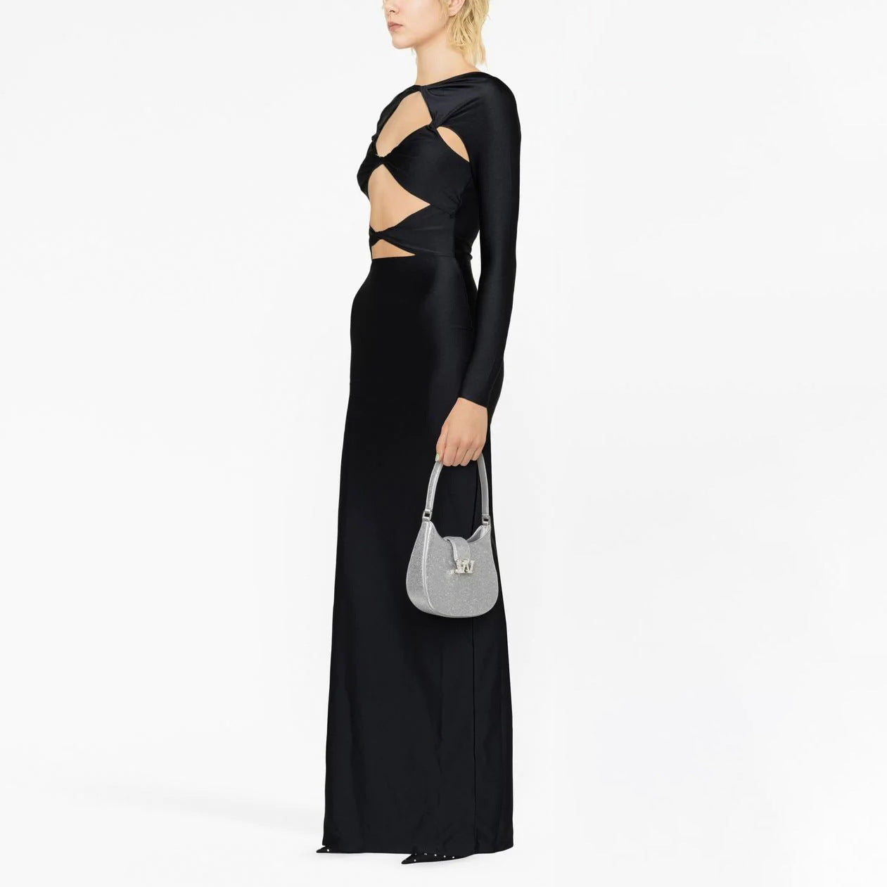 The Midnight Cutout Gown – Noir Edition - Plume & Peak