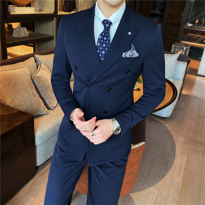Slim Fit Modern Groom Business - Plume & Peak