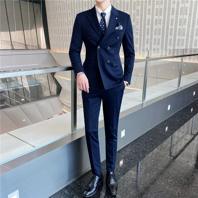 Slim Fit Modern Groom Business - Plume & Peak