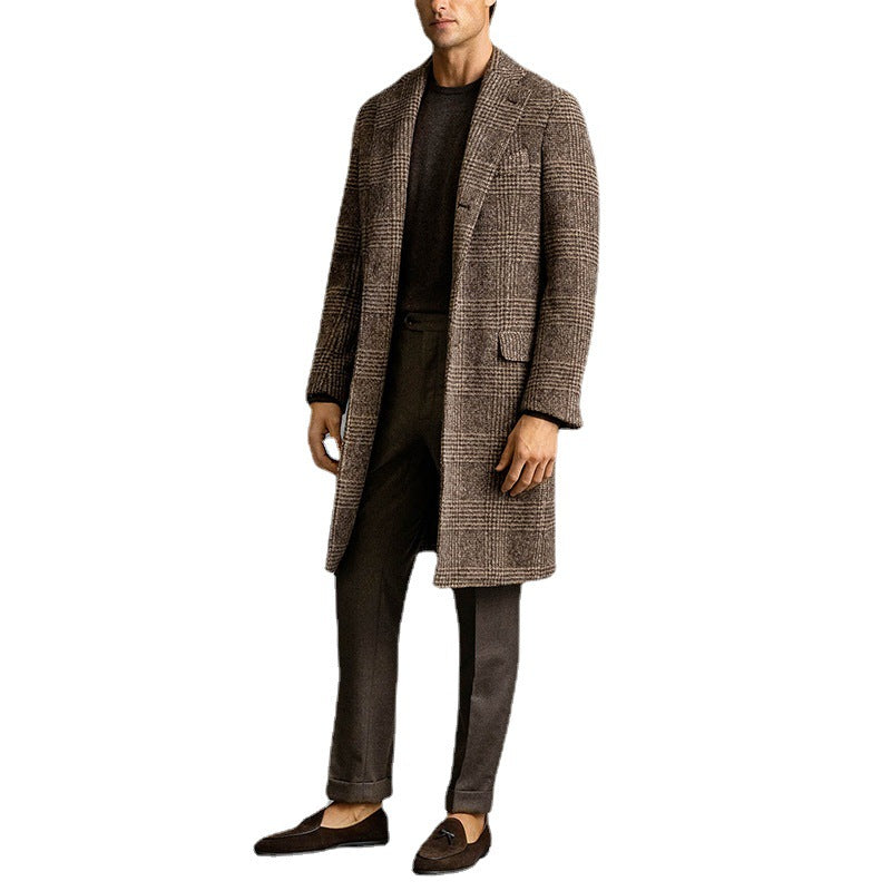 The Aristocrat Plaid Coat – Timeless, Refined, and Always in Style - Plume & Peak