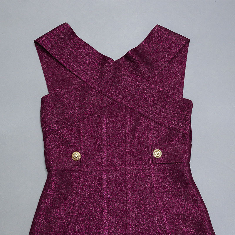 Plume & Peak Bordeaux Muse Dress - Plume & Peak