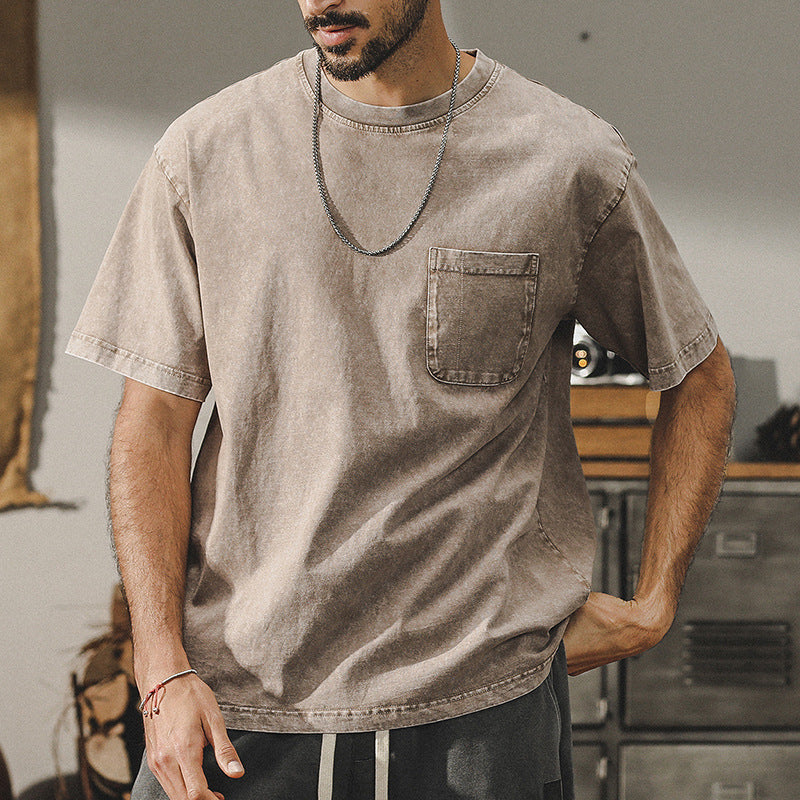 The Easywear Washed Tee – Core Collection - Plume & Peak