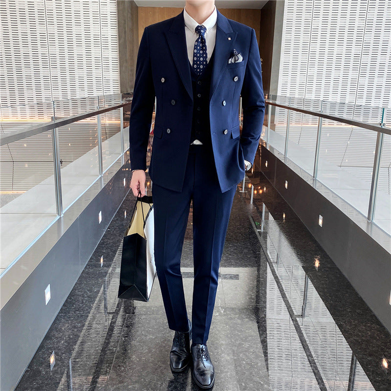 Slim Fit Modern Groom Business - Plume & Peak