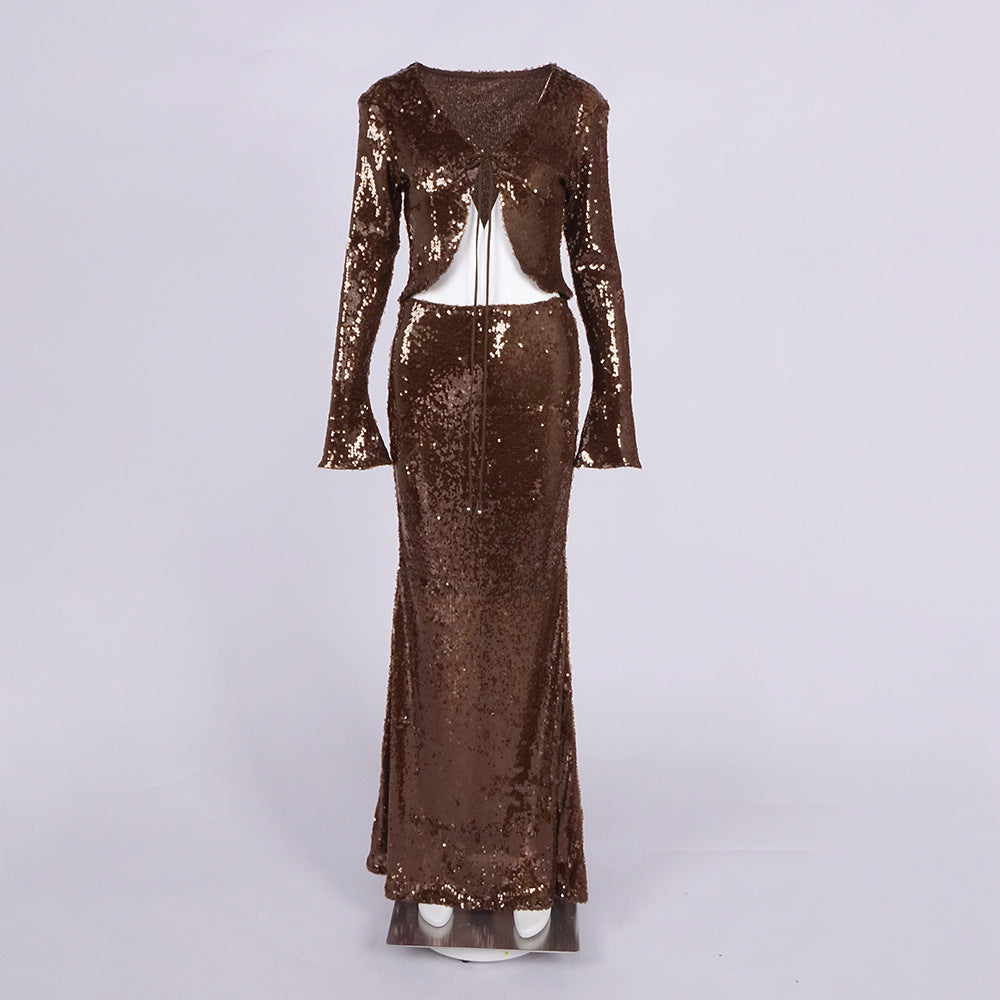 The Night Ember Gown - Plume & Peak