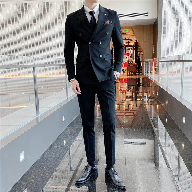 Slim Fit Modern Groom Business - Plume & Peak