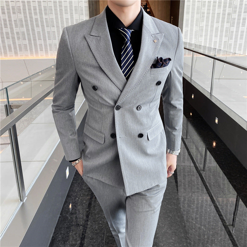Slim Fit Modern Groom Business - Plume & Peak
