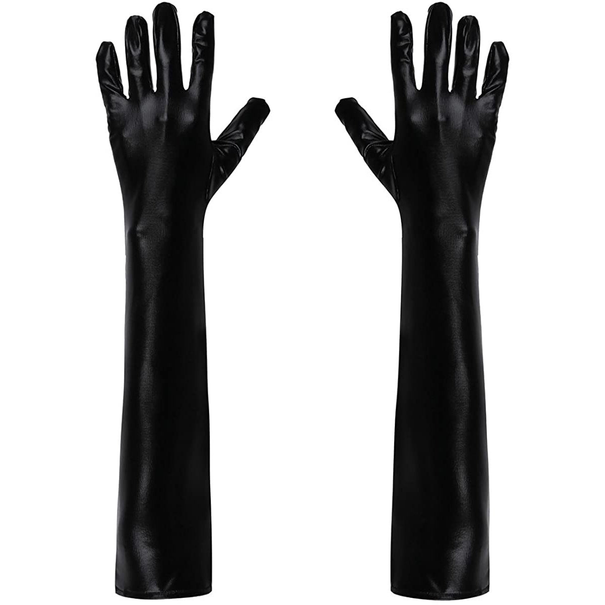 Statement Patent Leather Gloves – Sleek, Bold & Unapologetic - Plume & Peak