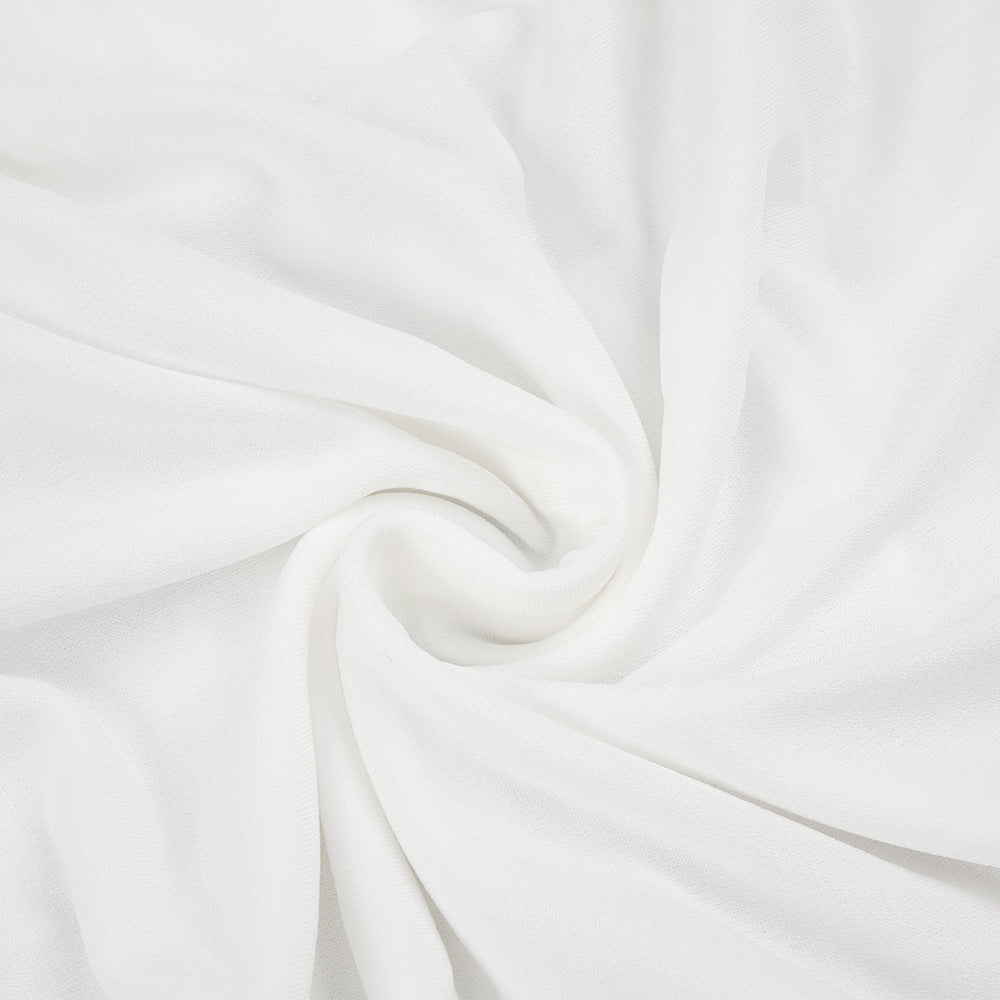 The Celestial Drape Gown – Dual-Tone Elegance - Plume & Peak
