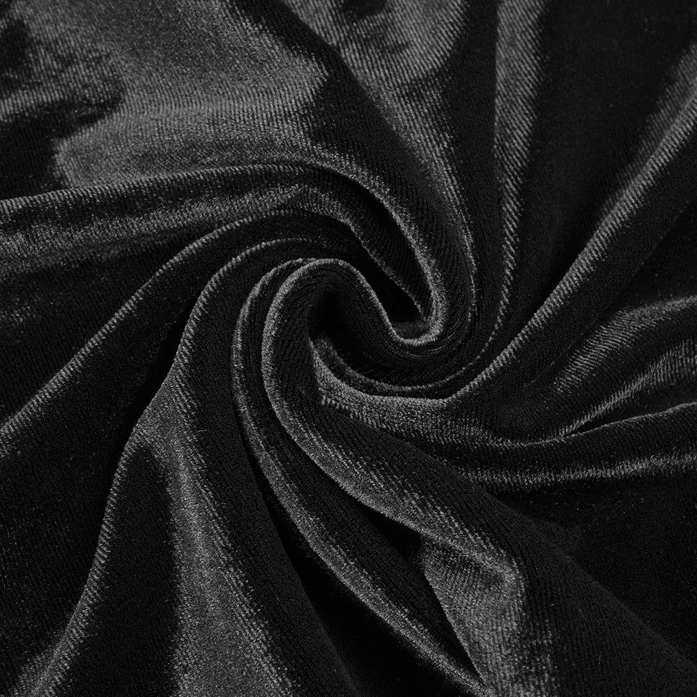 The Noir Bloom Gown with Sculpted Petal Detail - Plume & Peak
