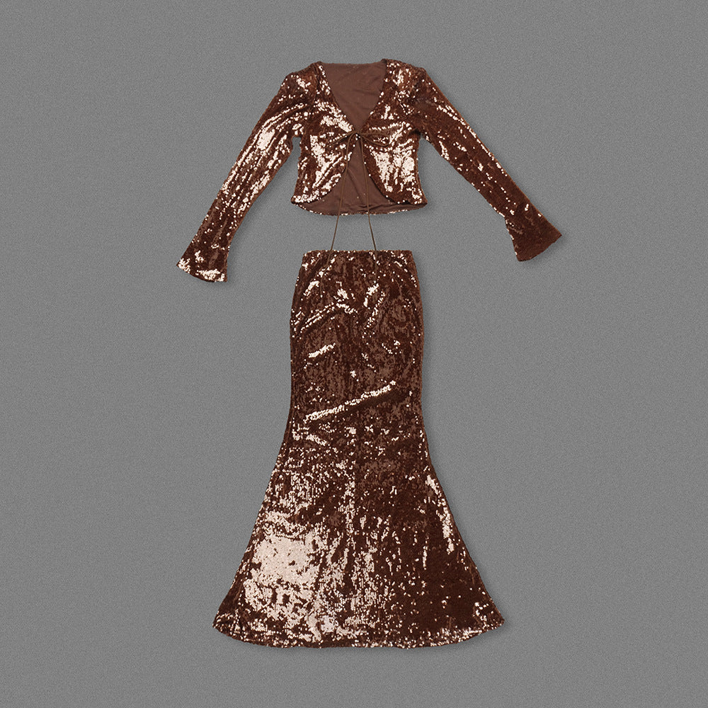 The Night Ember Gown - Plume & Peak