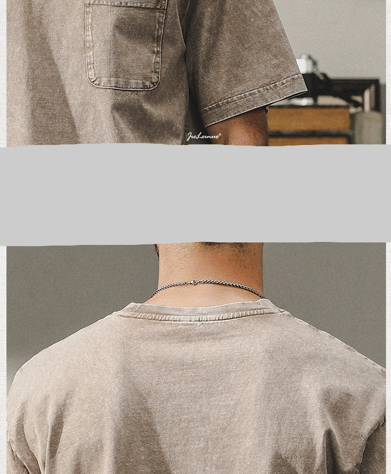 The Easywear Washed Tee – Core Collection - Plume & Peak