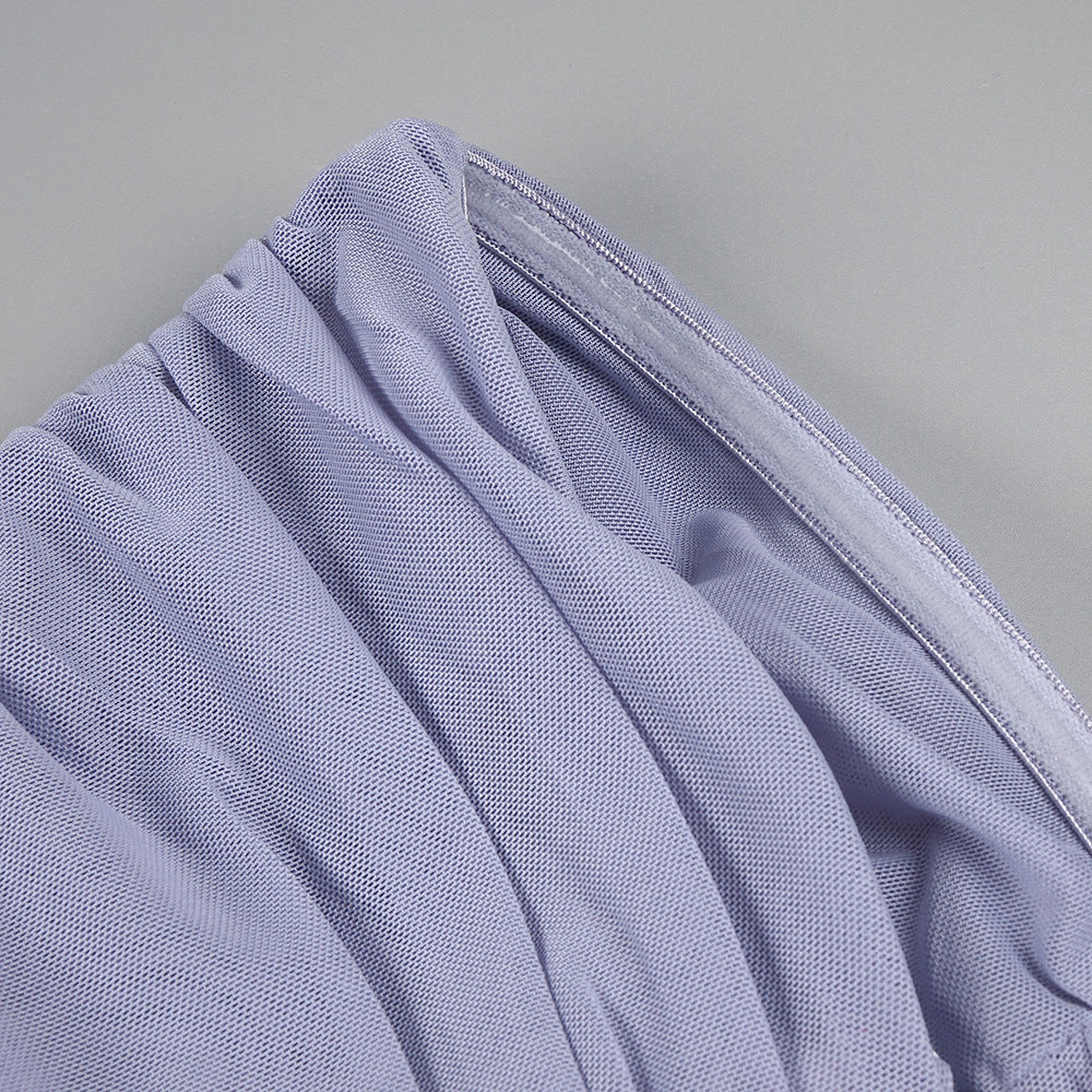 The Azure Bloom Dress - Plume & Peak