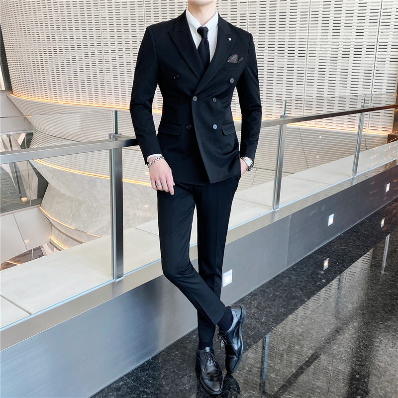 Slim Fit Modern Groom Business - Plume & Peak