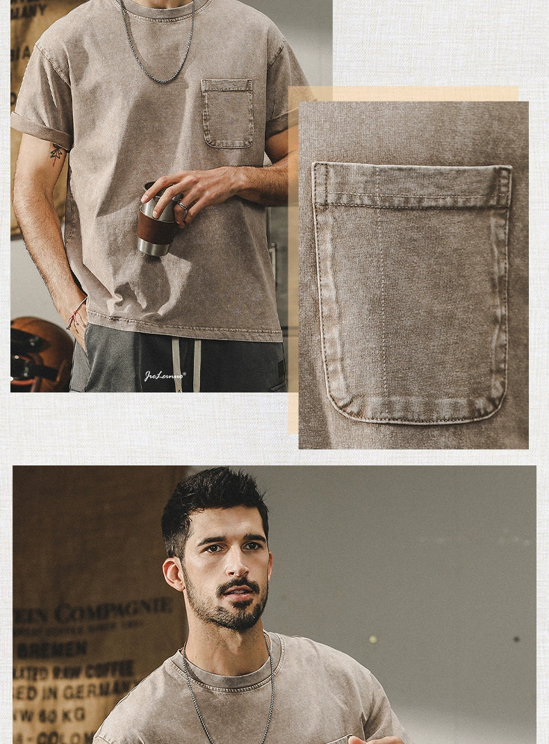 The Easywear Washed Tee – Core Collection - Plume & Peak
