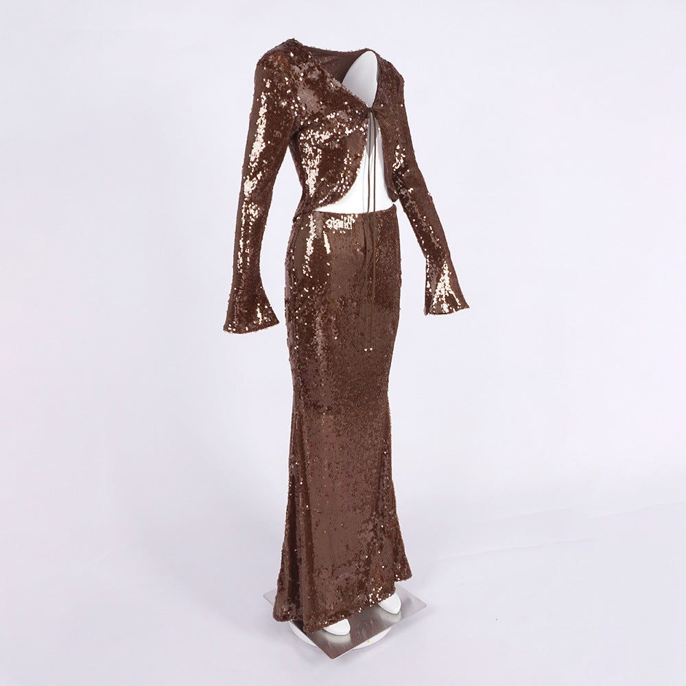 The Night Ember Gown - Plume & Peak