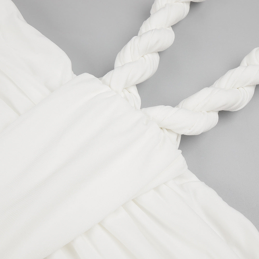 The Celestial Drape Gown – Dual-Tone Elegance - Plume & Peak