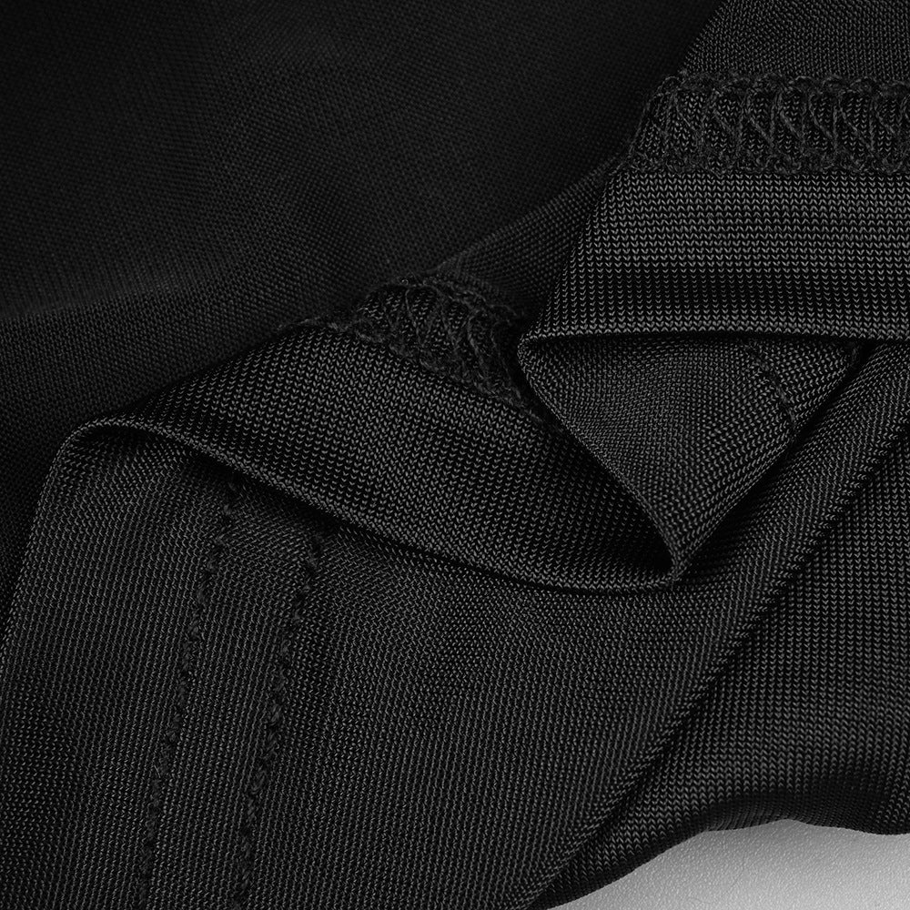 The Noir Bloom Gown with Sculpted Petal Detail - Plume & Peak