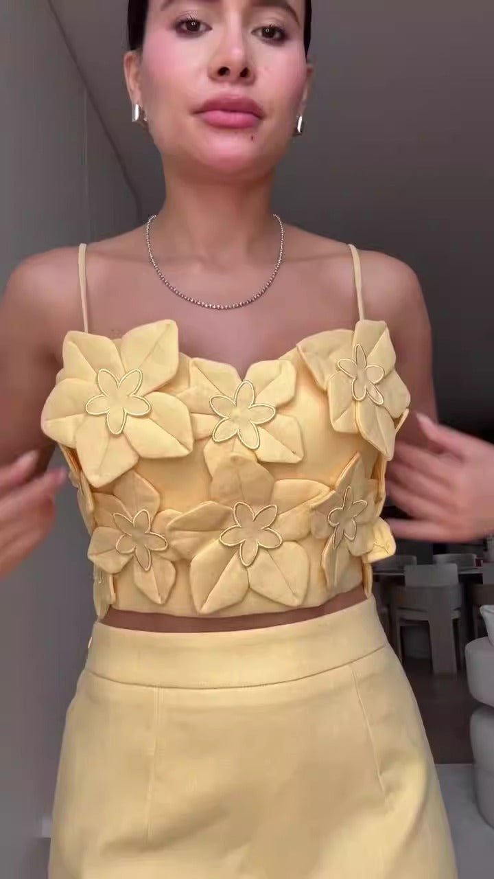 Bloomfield Top & Mini Skirt - Plume & Peak