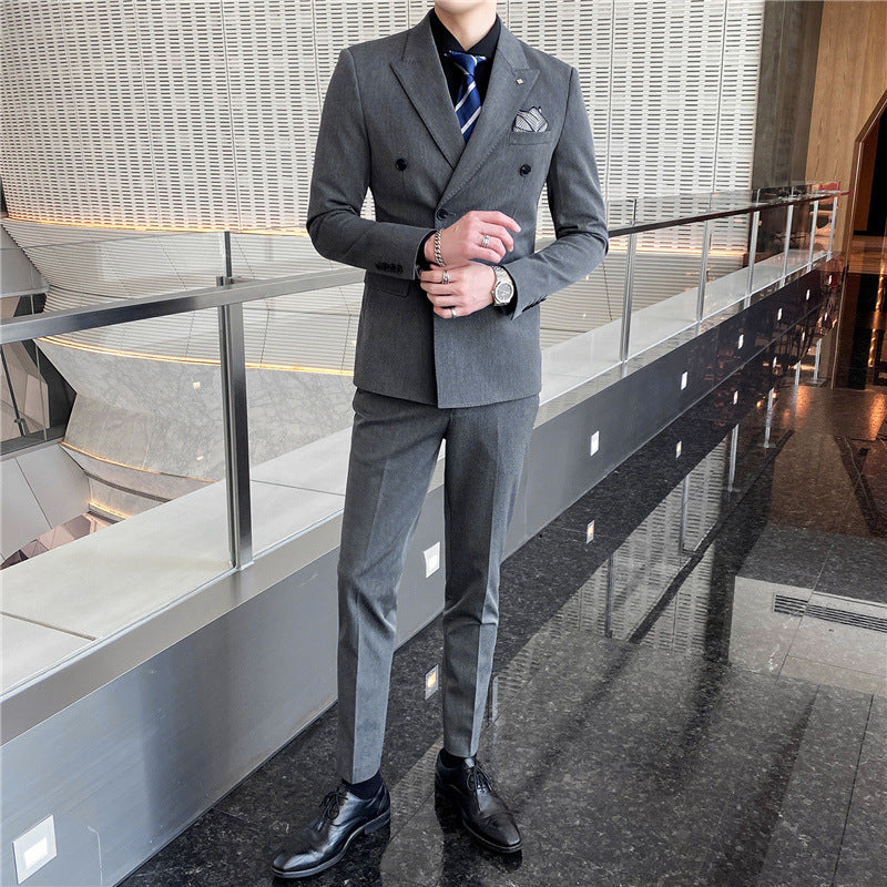 Slim Fit Modern Groom Business - Plume & Peak
