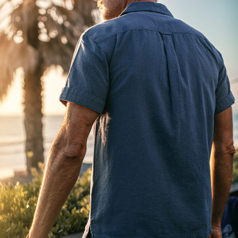 American Retro Workwear Shirt Summer Style 2025 - Plume & Peak