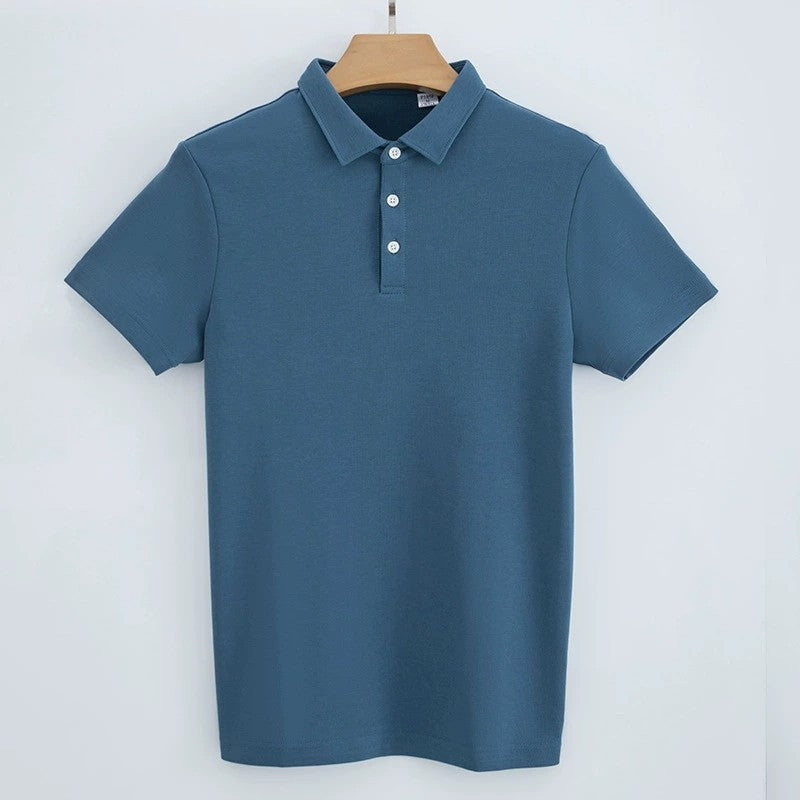 Premium DoubleFaced Cotton Polo Shirt for Men - Plume & Peak