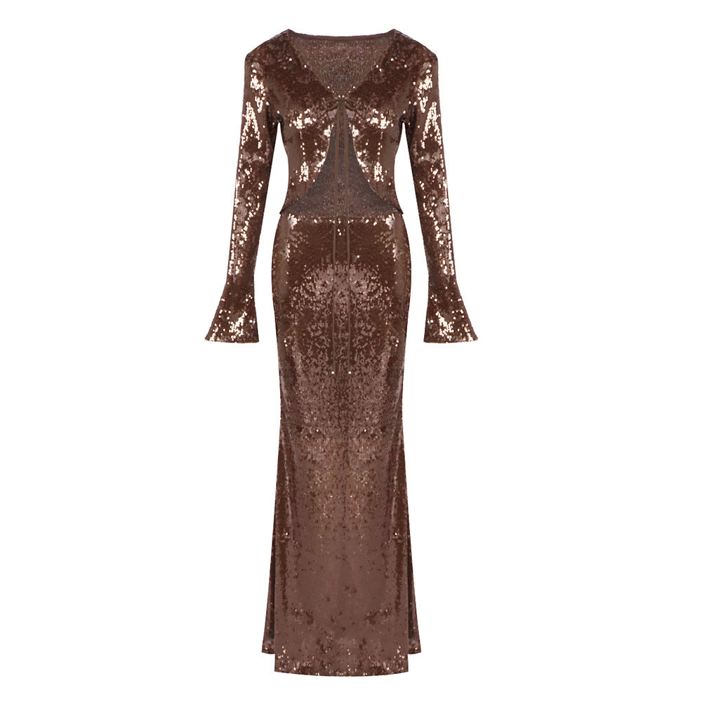 The Night Ember Gown - Plume & Peak