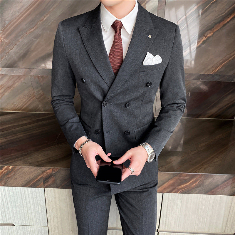 Slim Fit Modern Groom Business - Plume & Peak