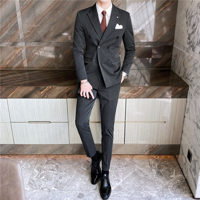 Slim Fit Modern Groom Business - Plume & Peak