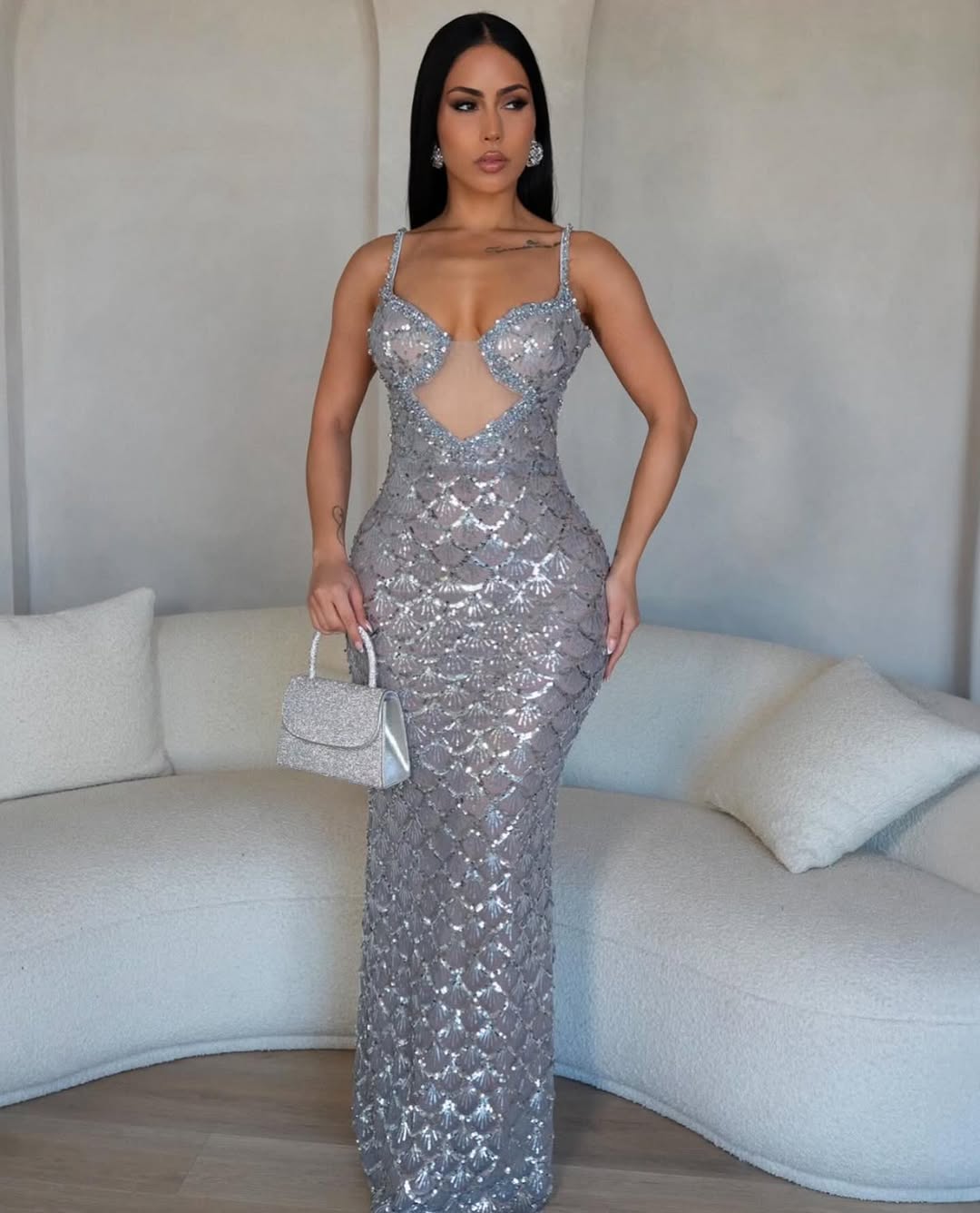 Astrid Glam Sequin Gown - Plume & Peak