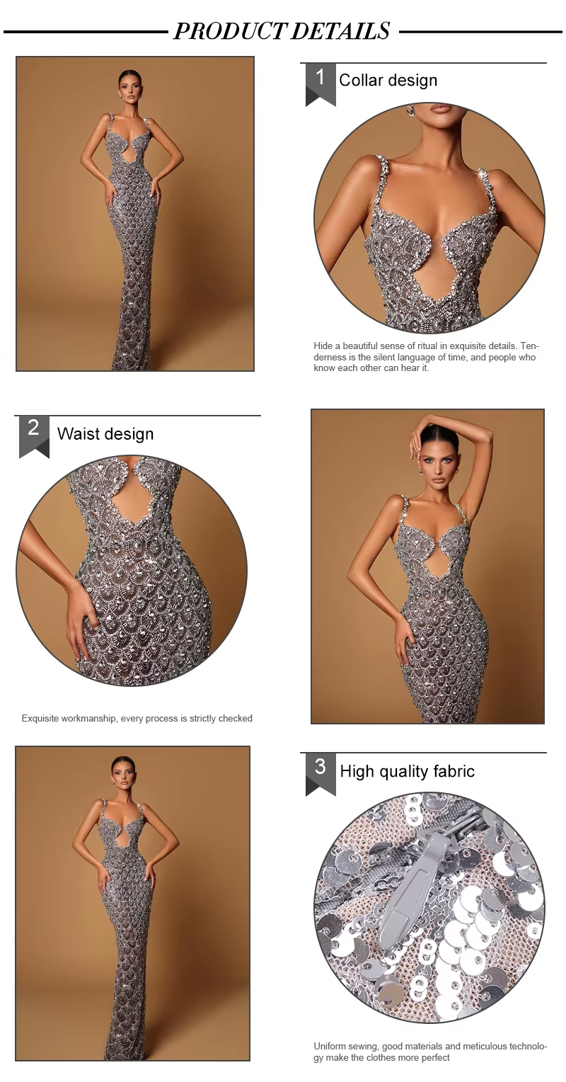 Astrid Glam Sequin Gown - Plume & Peak