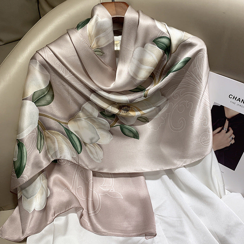 Plume & Peak The Art of Silk – Printed Scarf for Elevated Everyday