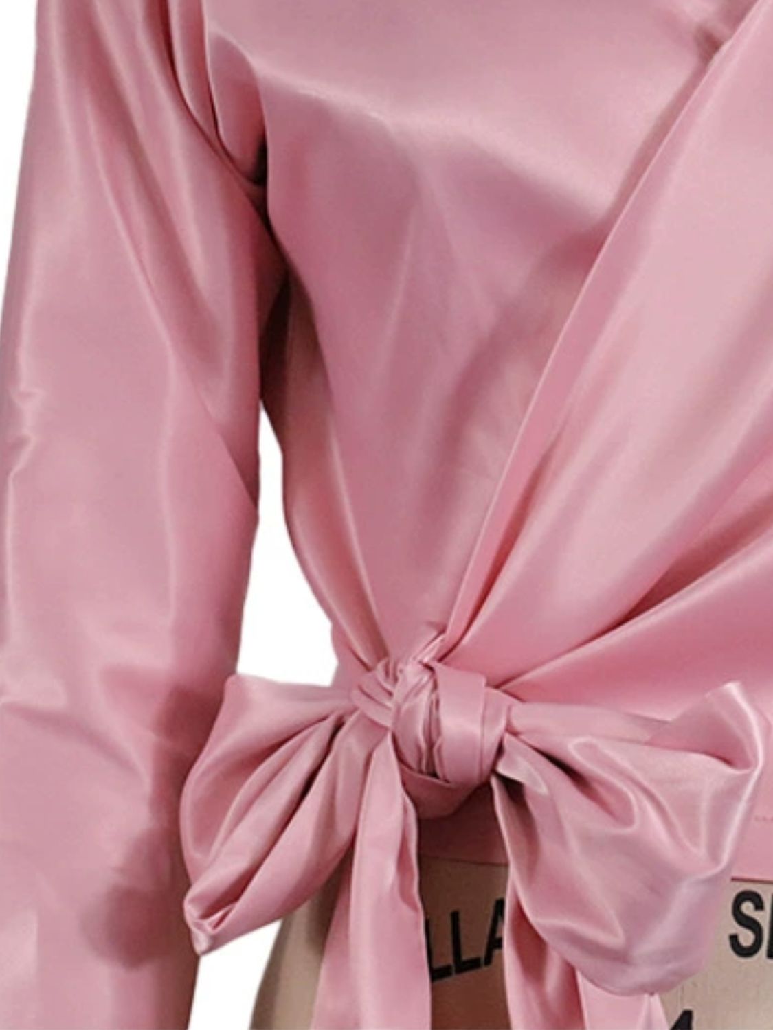 Surplice Long Sleeve Blouse - Plume & Peak
