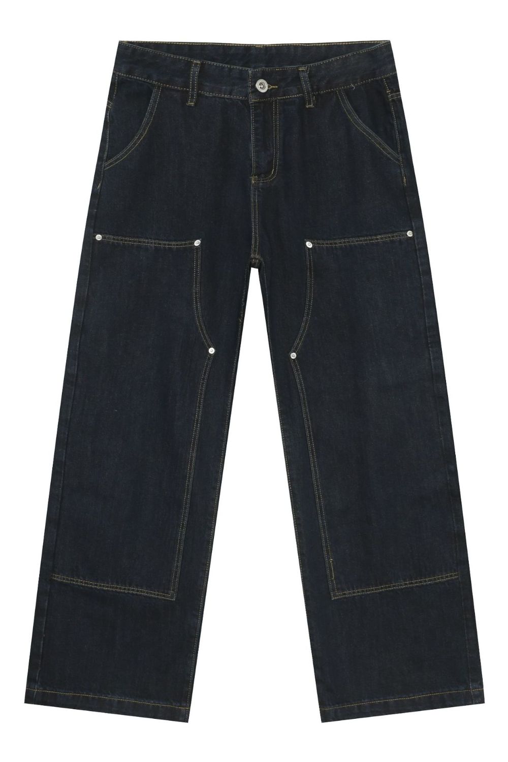 Men’s Wide Straight Leg Jeans with Pockets | Because Skinny Jeans Had Their Time - Plume & Peak