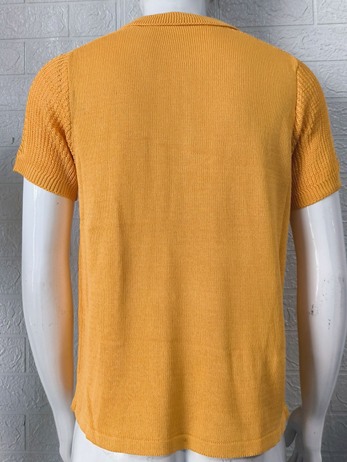 Men’s Quarter-Zip Knit Polo – Effortless Style, Smart Casual Look - Plume & Peak