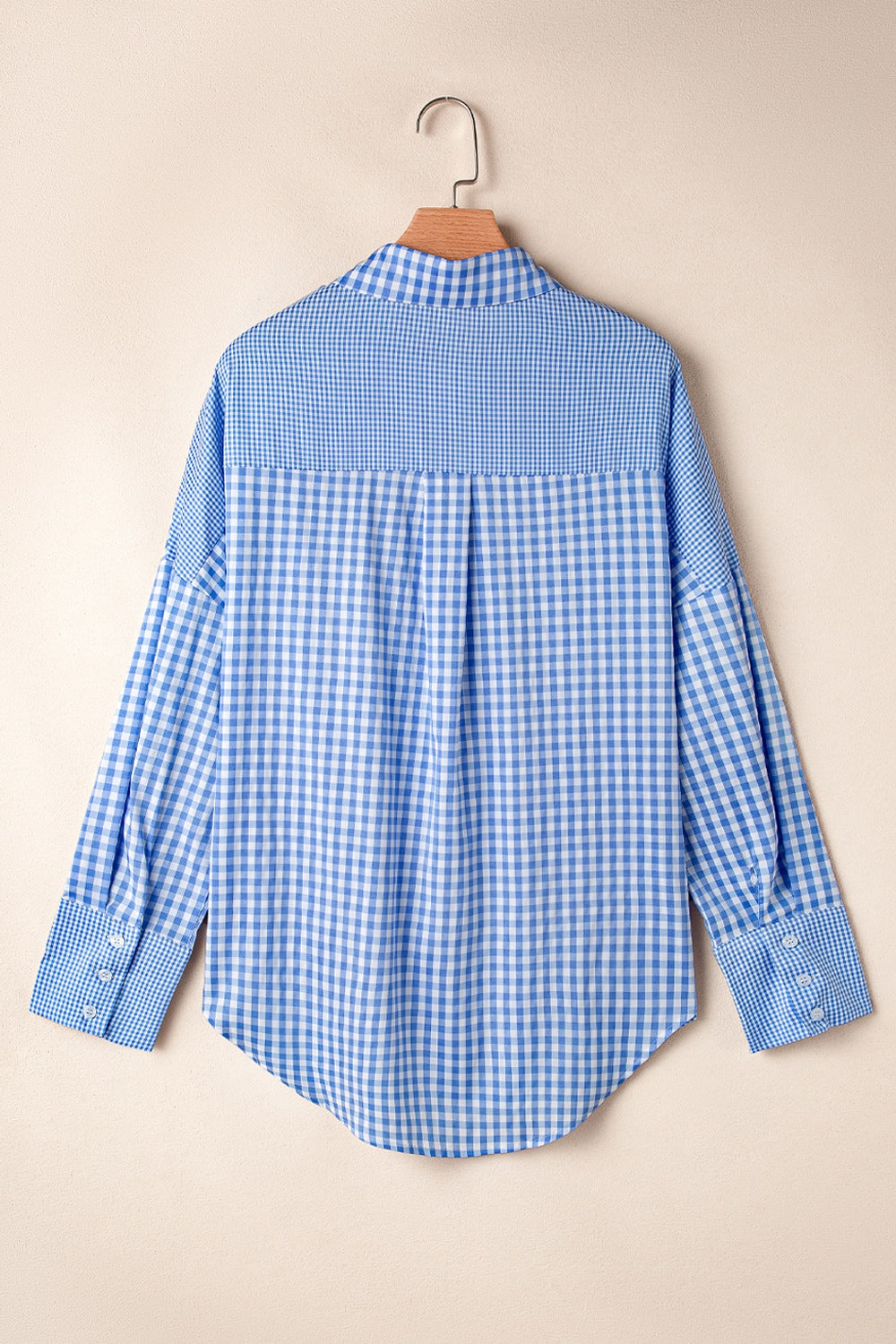 Plaid Button Up Long Sleeve Shirt - Plume & Peak
