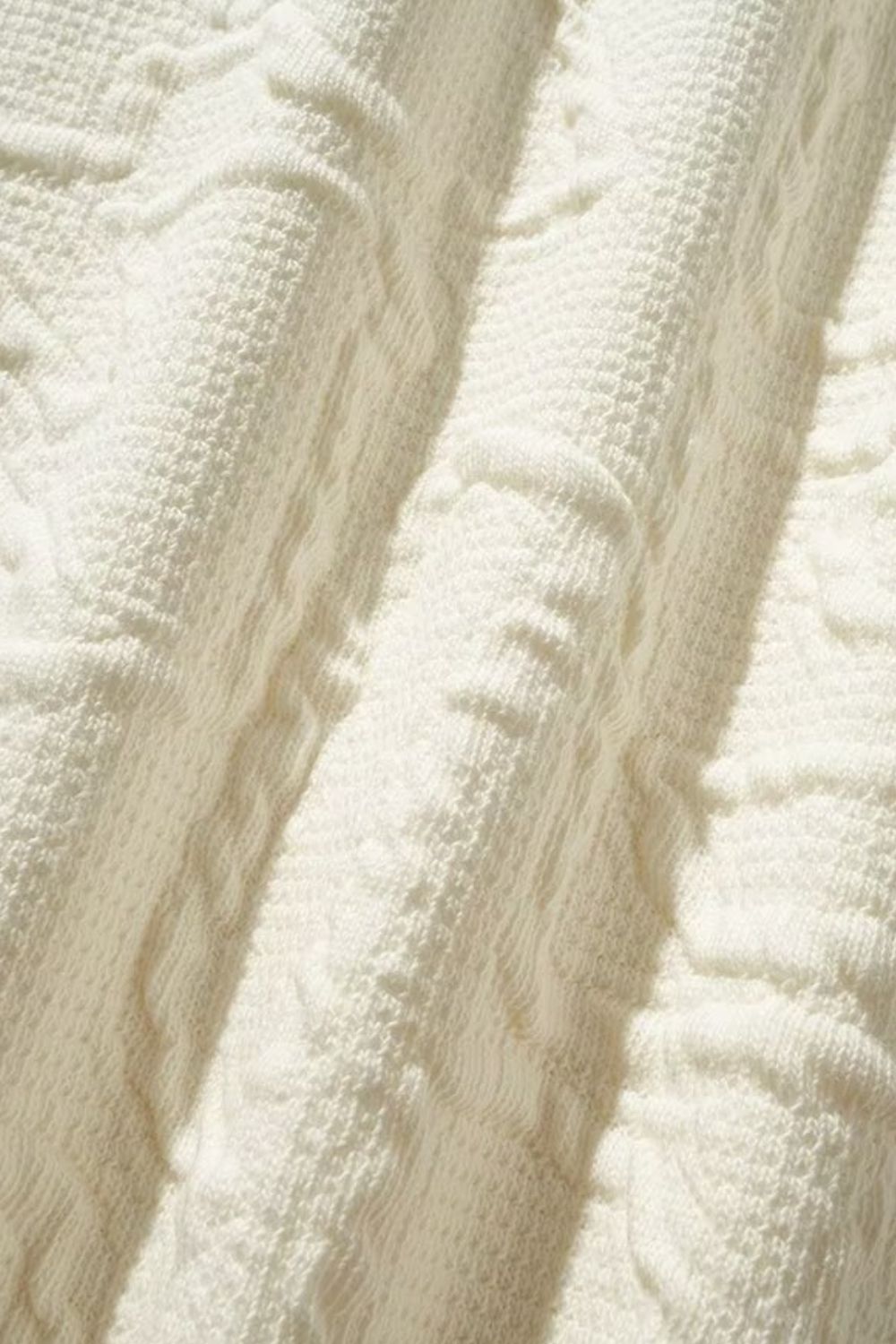 Men's Textured Round Neck Sweatshirt - Plume & Peak
