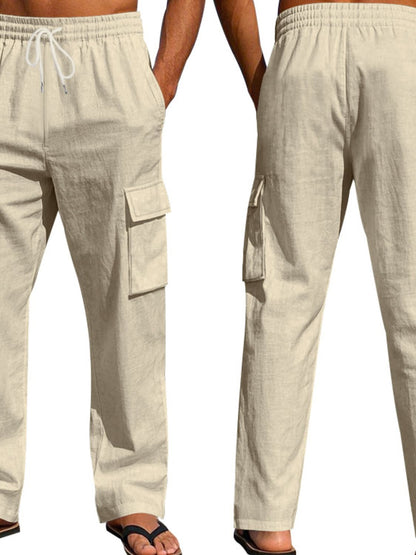 Men’s Relaxed Fit Drawstring Pants | Lightweight, Breathable Lounge & Travel Pants - Plume & Peak