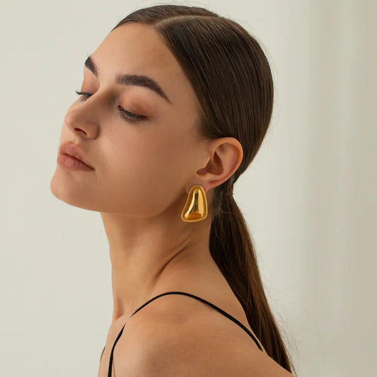 Stainless Steel Stud Earrings - Plume & Peak