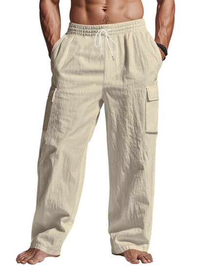 Men’s Relaxed Fit Drawstring Pants | Lightweight, Breathable Lounge & Travel Pants - Plume & Peak
